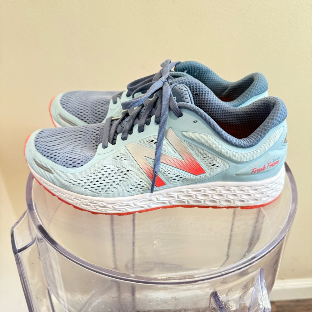 New Balance Women's Light Blue and Gray Athletic Shoes
